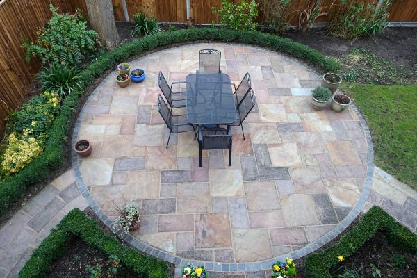 Stone Patio Installation in Lewes